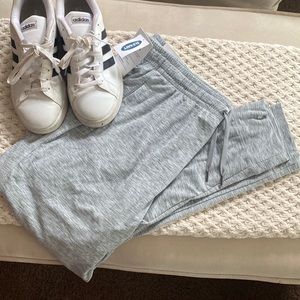 Old Navy mid rise grey joggers